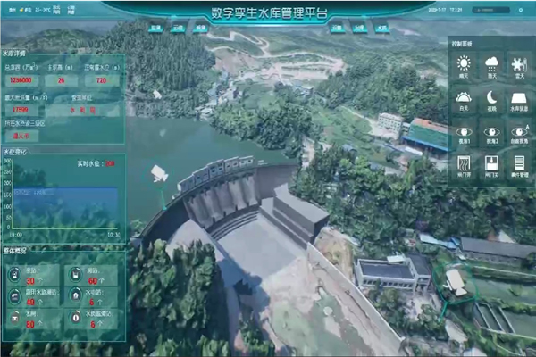 数字孪生水务动态监控运维系统